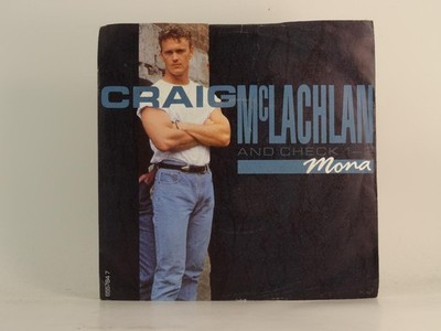 CRAIG MCLACHLAN AND CHECK 1-2 MONA (67) 2 Track 7'' Single including Picture Slee