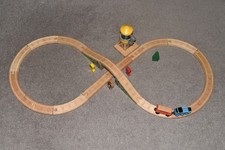 Learning Curve Thomas Friends Wooden Railway Water Tower Figure 8 Set 2009 EUC