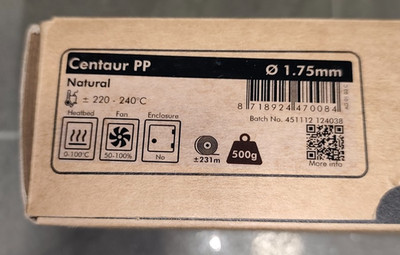 Centaur PP Natural 1,75 mm Form Futura