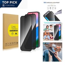 Privacy Screen Protector for Google Pixel 10/10 Pro 2 Pack Anti-Spy Tempered ...