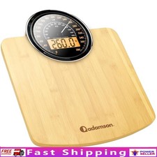 Dual Display Digital Analog Bathroom Scale 396 lbs 180 kg Tempered Glass New