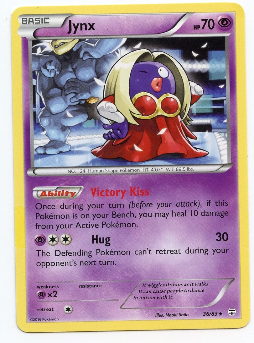 Jynx 36/83 Regular Generations Pokemon English Basic