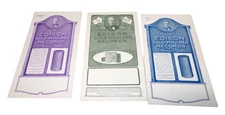 EDISON CYLINDER PHONOGRAPHS PAMPHLETS CYLINDER RELEASE 1906  JANUARY,APRIL + MAY