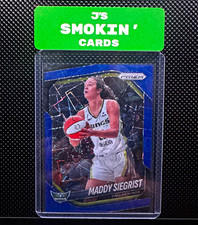 Panini Prizm 2025 WNBA Maddy Siegrist #50 Dallas Wings Blue Velocity Prizm