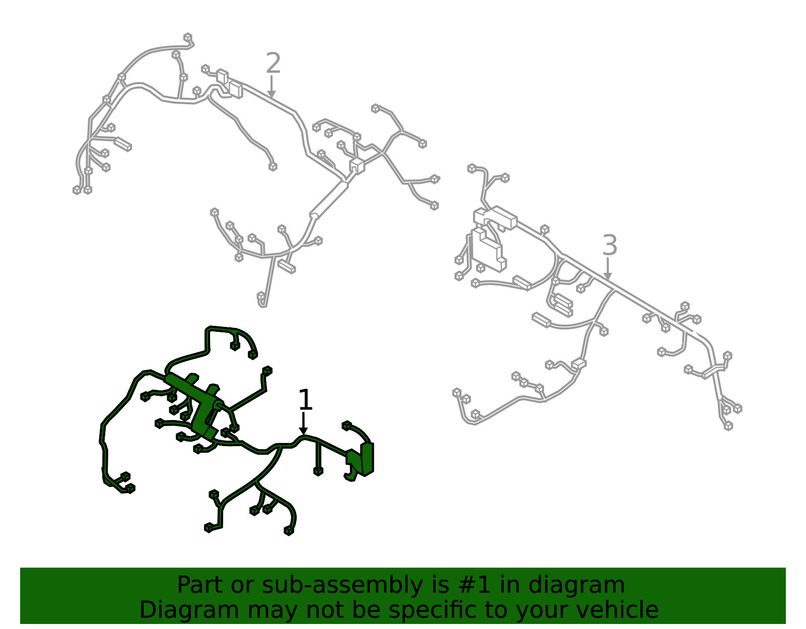 Genuine Kia Engine Harness 91405-D5030