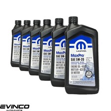 Mopar 5W20 Maxpro Synthetic Blend Motor Oil Case Of 6 Quarts 39.23 per gallon