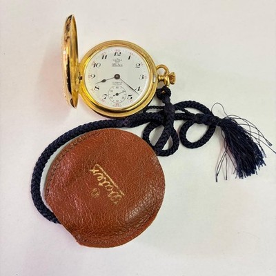 WATEX Emperor Showa's 60th Anniversary Reign Manual Winding Pocket Watch Gold