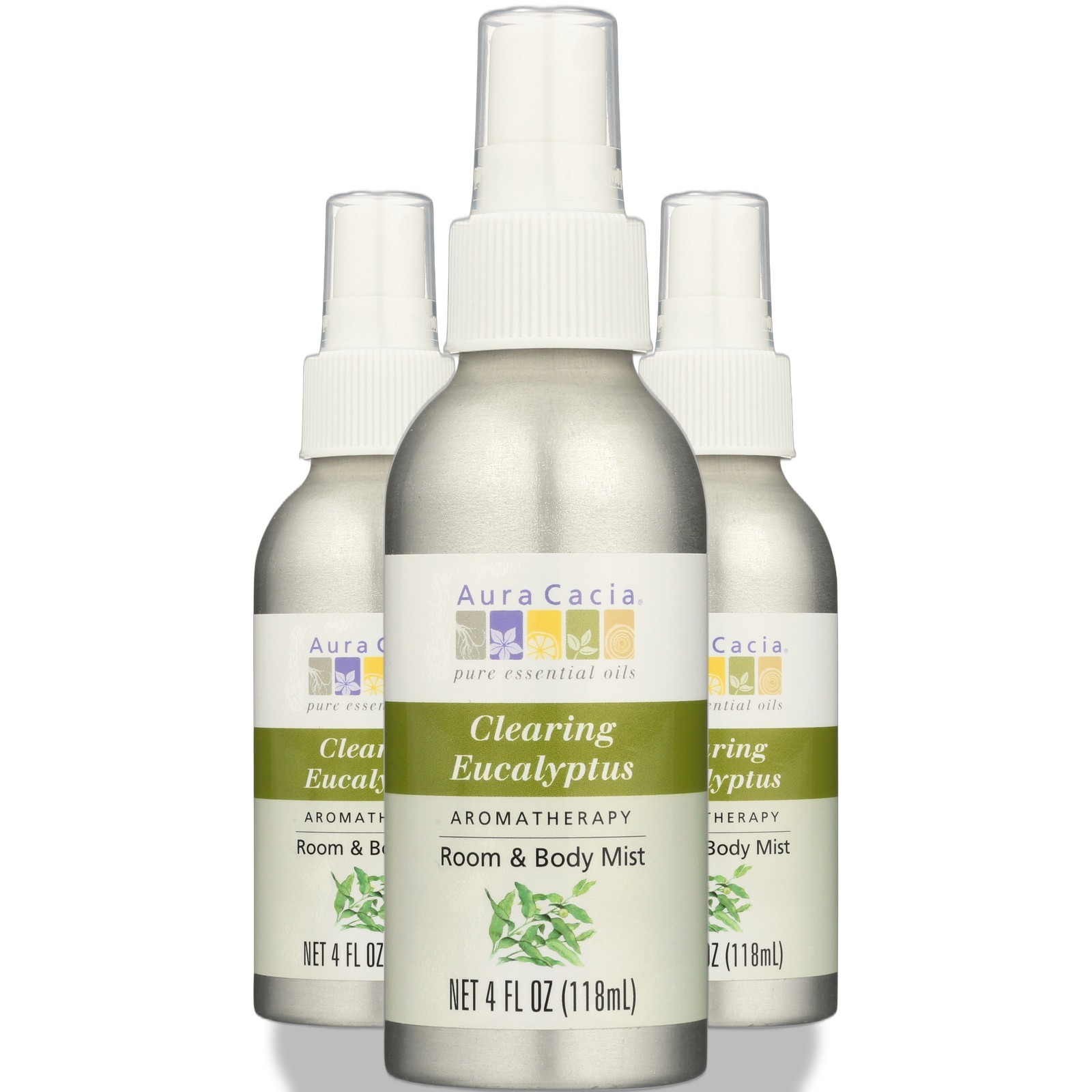 Aura Cacia Aromatherapy Room & Body Mist Clearing Eucalyptus