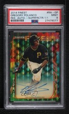 2014 Topps Finest Rookie Superfractor 1/1 Gregory Polanco PSA 9 MINT Auto 2a9