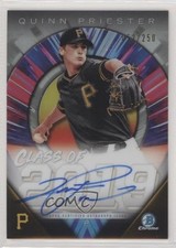 2019 Bowman Draft Chrome Class of 52/250 Quinn Priester #C19A-QP Auto 08ft
