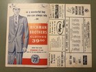 1954 Cleveland Indians Official Souvenir Score Card Baseball Program MLB — photo 7