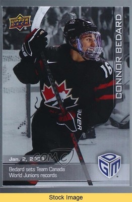 2023 Upper Deck All-Sports Game Dated Moments Silver Connor Bedard #1 READ 0uy2