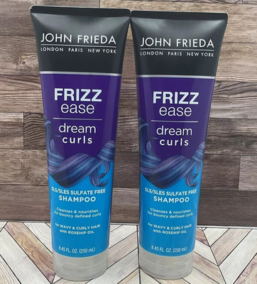 2X ~ John Frieda Frizz Ease Dream Curls Shampoo for Wavy Curly Hair, 8.45 fl oz