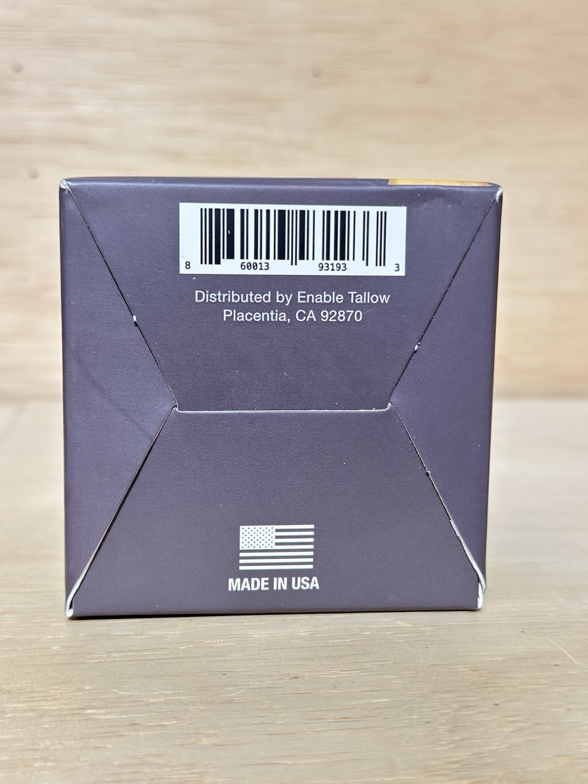 Enable Tallow Whipped Tallow Honey Balm 100% Grass Fed & Finished Unscented 4oz