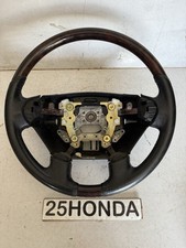 2003-2005 Honda Pilot Factory Accessories Wood Steering Wheel Rare Oem Clean