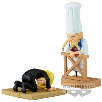 Banpresto WCF - Log Stories: One Piece - Sanji & Zeff - Statue - 8cm | 88986 -