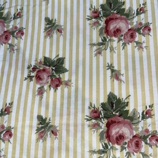 Ralph Lauren Sophie Brook Fitted Full Sheet Roses Yellow