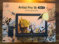 New XP-Pen Artist Pro 16 Gen 2 16" Graphics Drawing Tablet MD160QH 2560 X 1600