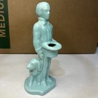 Haeger Pottery Seafoam Green Man Planter