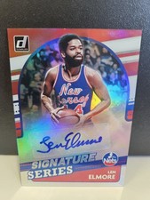 LEN ELMORE 2021-22 PANINI DONRUSS SIGNATURE SERIES AUTO Legend NJ Nets