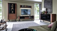 Hochwertiges Wohnzimmer Set Kommode Schrank Kommoden Sideboard Vitrine Garnitur