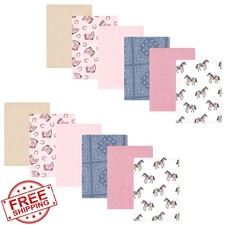 Hudson Baby Burp Cloths 12pk Cowgirl One Size
