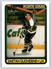 1990-91 O-Pee-Chee Gaetan Duchesne Minnesota North Stars #319