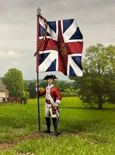 W.Britain 16209 British 43rd Regiment of Foot Ensign w/ King's Colors (Britains)