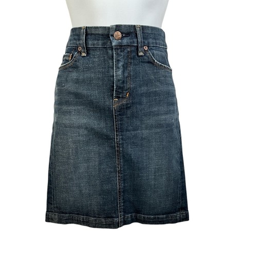 Citizens Of Humanity NOVAK Stretch # 358 Pencil Skirt Denim Size 26 Made in USA - Picture 4 of 12