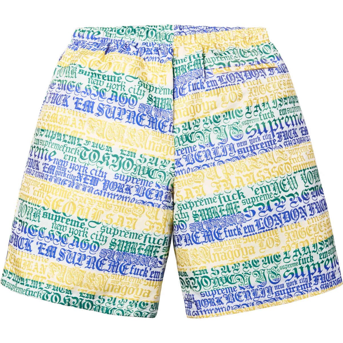 Supreme Cities Jacquard Short Black Tan Multi 3colors SS25 | eBay