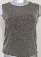 Chico's Travelers Ruffino City Tank Taupe Size 3 (16) Chico's Travelers Ruffino City Tank Taupe Size 3 (16)