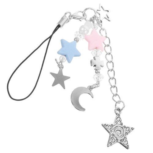 Pentagram Mobile Phone Chain Student Bag Charm for Handbags Aesthetic Charms