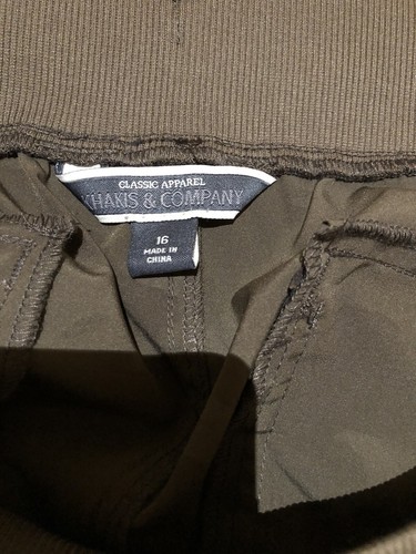 NWT Khakis & Company Camouflage Khaki Shorts Size 16 - Picture 3 of 6