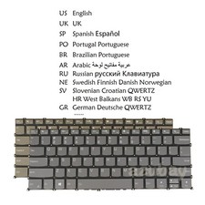 Keyboard For Lenovo IdeaPad / Yoga / Slim 7-14ARE05 7-14IIL05 7-14ITL05 7-14ITL5