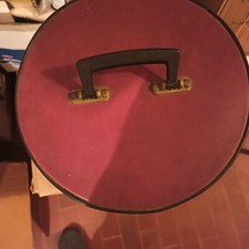 Bellissima Cappelliera Valigia scatola cilindrica porta cappelli e portaparrucca