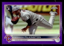 2022 Topps Chrome Update #USC171 Konnor Pilkington Purple Refractor card