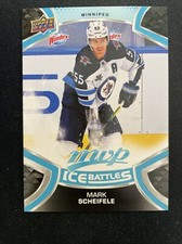21-22 UD MVP Hockey Blue Ice Battles 201 Mark Scheifele