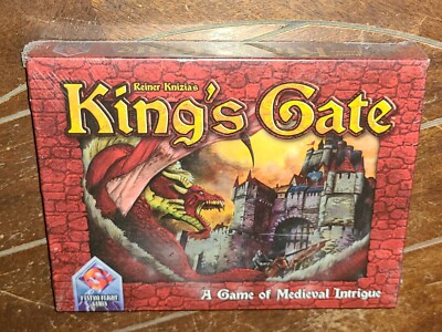 Reiner Knizia's KING'S GATE (2002) Board Game of Medieval Intrigue!