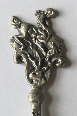 Wyoming Pewter Vintage Souvenir Spoon Collectible