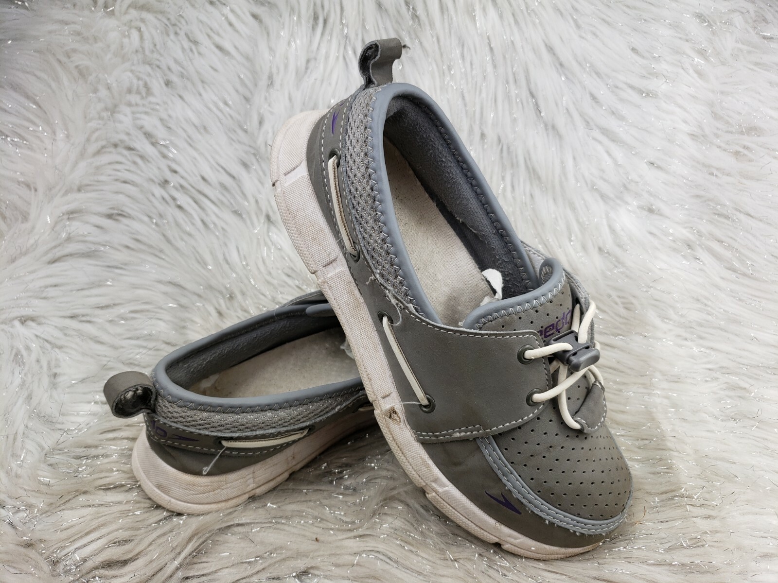 SPEEDO Gray Casual Boat Deck Shoes Size 37