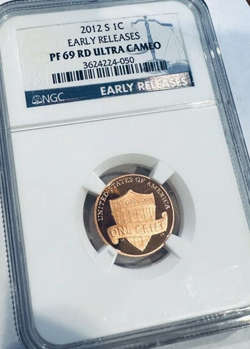 2012-S LINCOLN 1c Shield 1c ~ NGC PR69RD Ultra Cameo ER ~ PRISTINE Coin