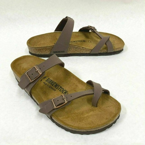 New with Box Birkenstock Mayari Mocha Birko-Flor Narrow - Select Size | eBay