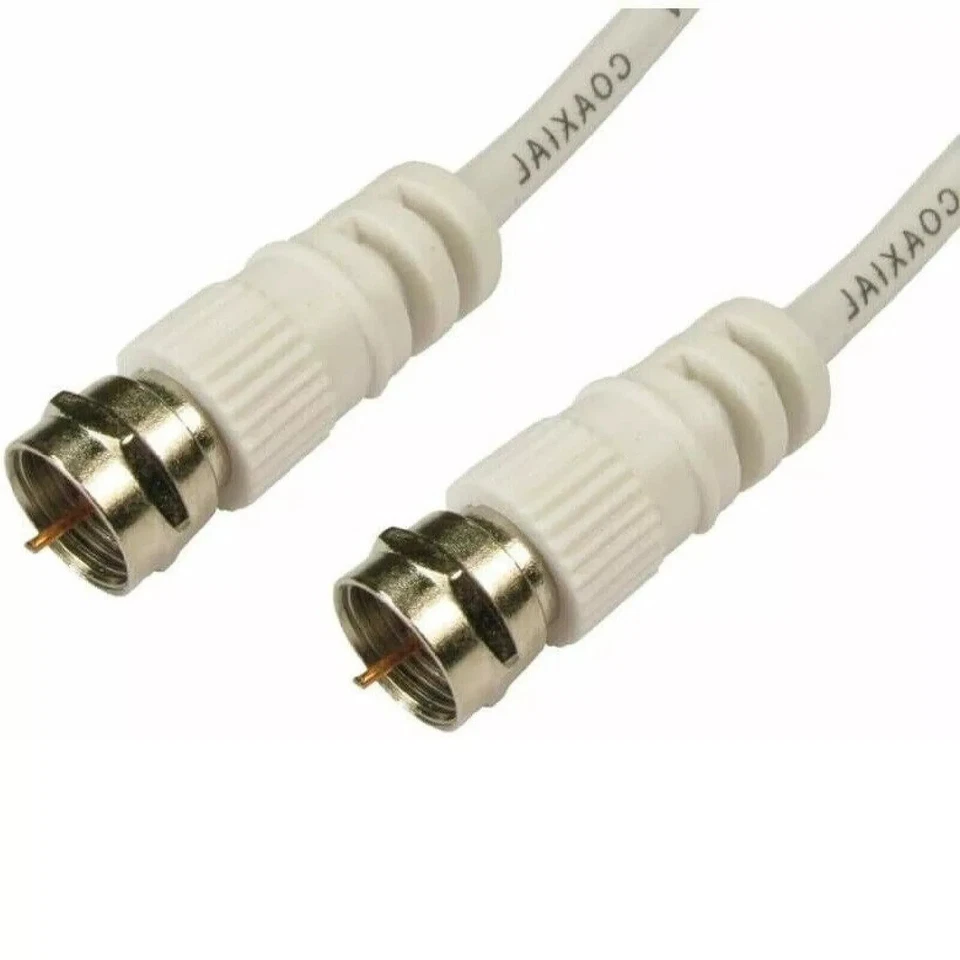 COAXIAL SATELLITE CABLE EXTENSION VIRGIN MEDIA SKY TV BROADBAND F CONNECTOR LEAD - Image 2 of 2
