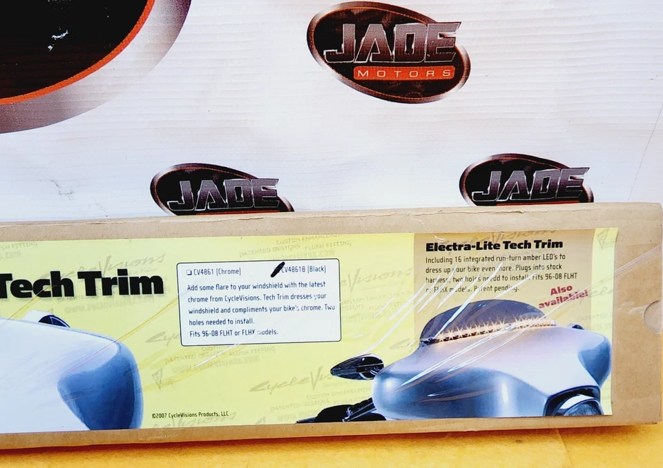 CARENADO PARABRISAS HARLEY DAVIDSON CYCLE VISIONS TOURING MOLDURA ELECTRA Foto 4 de 4