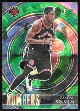 2020-21 1151E Panini Select Numbers Green ICE PRIZM Pascal Siakam Toronto