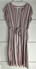 Women’s Gap Striped Sleeveless Summer Dress w/ Belt - Size Medium, NWT