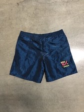 Vintage 80  s Surf Style Beach Trunks 6 Inch Shorts Iridescent Blue Men  s Medium