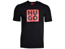 Hugo Boss Daltor Men's T-Shirt Short Sleeve Crew Neck Cotton Black Size: XXL