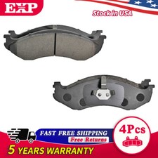 Front Ceramic Brake Pads Kit For Jeep Grand Cherokee Comanche Wagoneer Wrangler