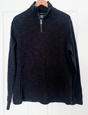 POLO Ralph Lauren 1/4 Zip Long Sleeve Shirt Black Pullover Mens Medium M